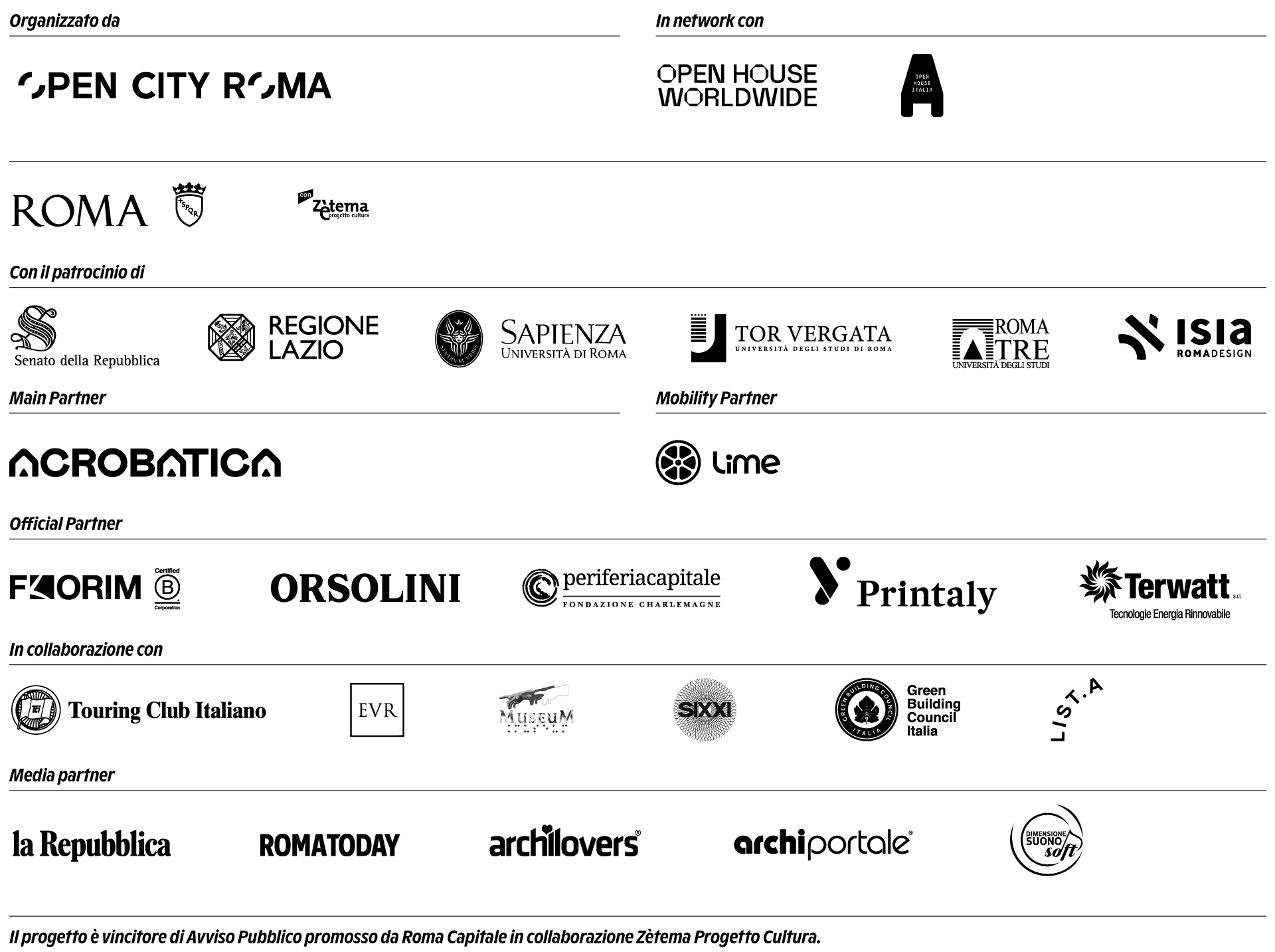 VISITE A CASA L' AMMONITE Open House Roma